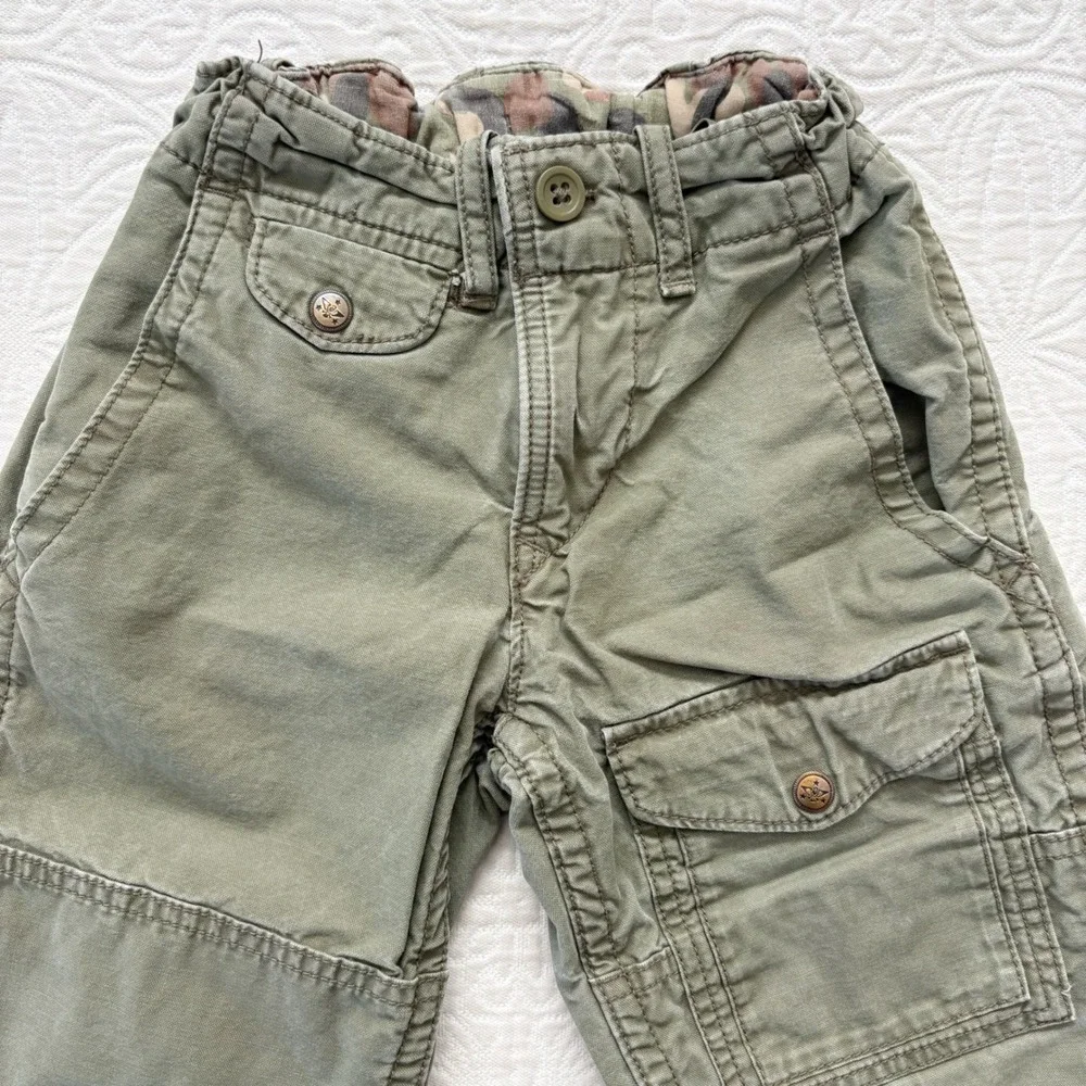 Gap‎ Kids Boys' Aviator Cargo Pants, Green Sz 7